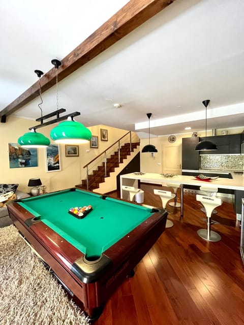 Billiard, Living room, kitchen