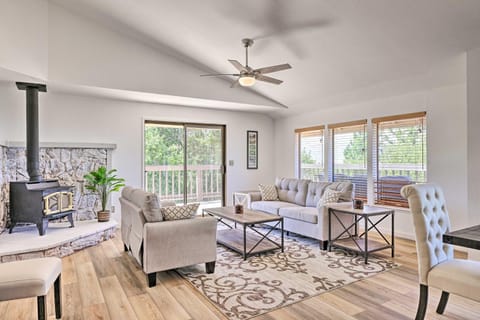 Balcony and Scenic View Sonora Hideaway! House in Calaveras County