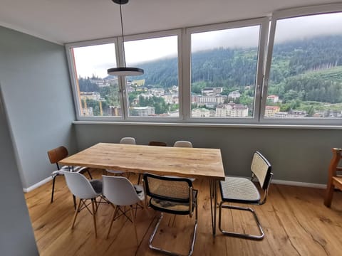Natural landscape, Dining area, Mountain view