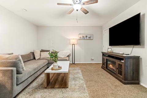 TV and multimedia, Living room, fireplace, flat iron