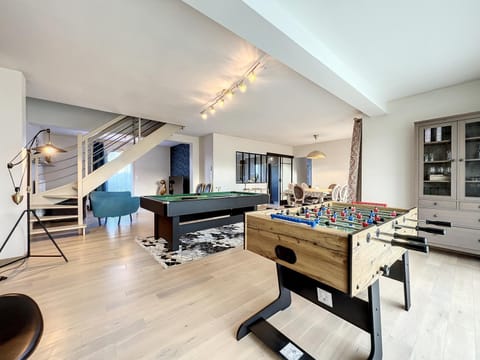 Property building, Billiard, Living room
