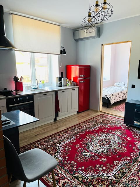 Kitchen or kitchenette, Living room