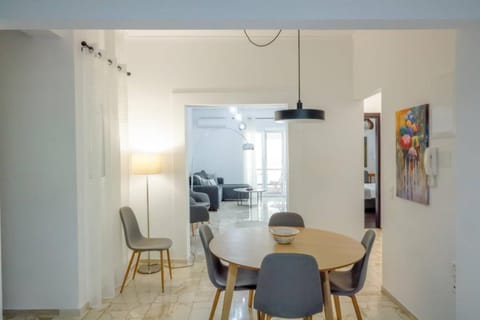 Living room, kitchen