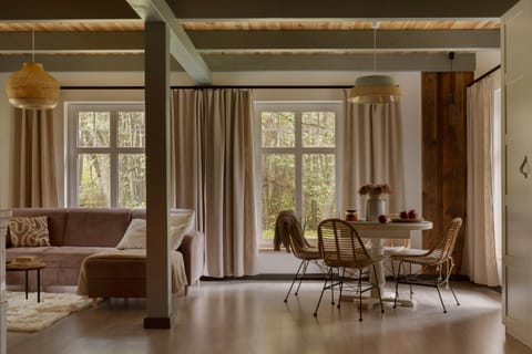 Living room, Seating area, Dining area