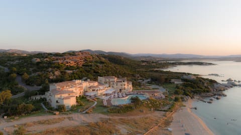 Bird's eye view, Sunset