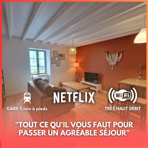 Logement de caractère en haute ville de Quimperlé Apartment in Finistere