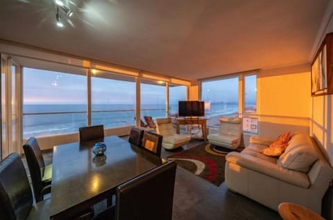 Living room, Sea view, Sunset