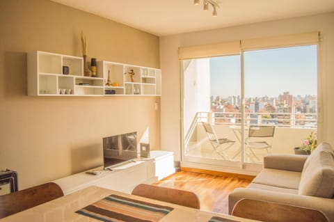 Living room, Seating area, City view