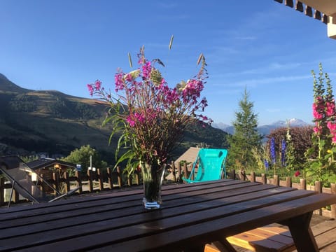 Natural landscape, Summer, Balcony/Terrace, Mountain view