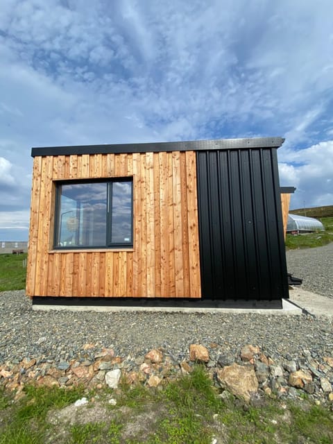 Unique luxurious cabin on sea view working croft Cabin in Scotland