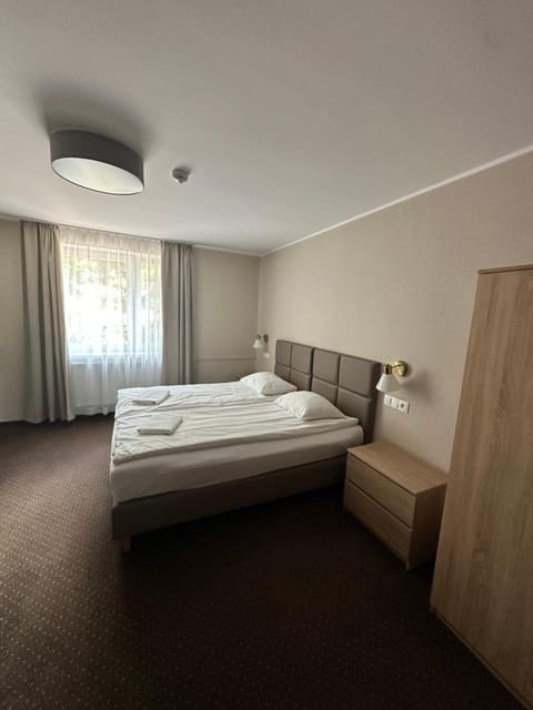 Bed, Photo of the whole room, Bedroom, towels, wardrobe