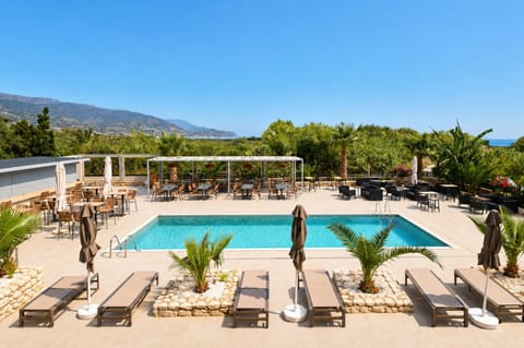 Pool view, sunbed