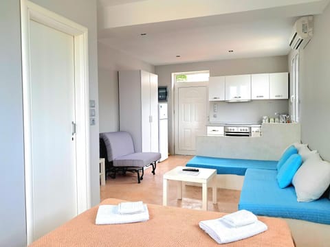 Kitchen or kitchenette, Living room, Photo of the whole room, Seating area