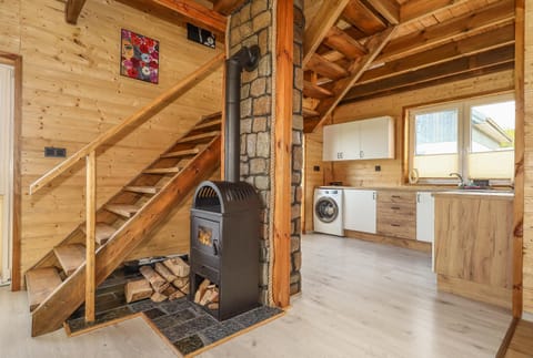 Jaśkowe Wzgórze domki na wynajem, balia - sauna, Szymbark DOMEK NR 1 Villa in Pomeranian Voivodeship