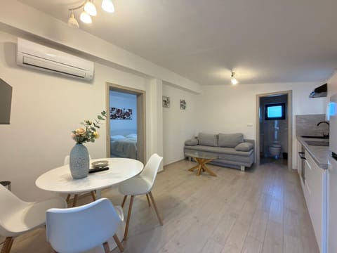 Living room, kitchen