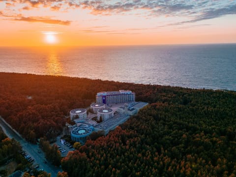 Natural landscape, Bird's eye view, Sea view, Sunrise, Sunset