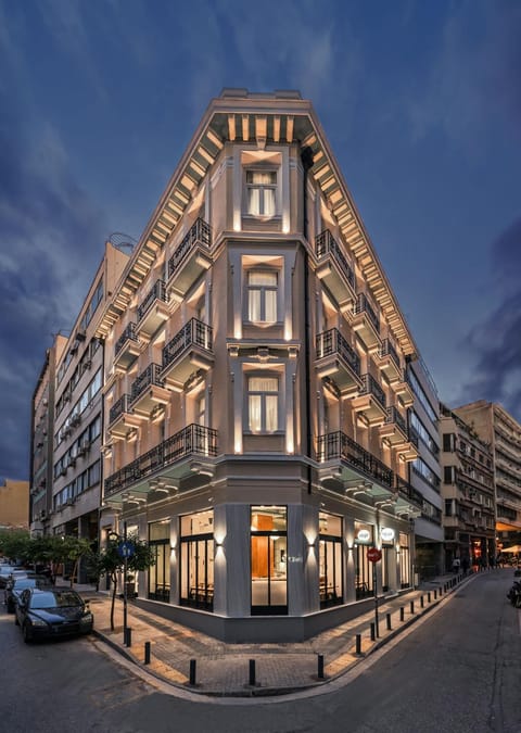 Property building, Night, Street view, Location