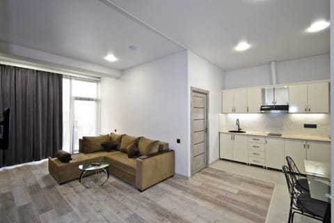 Kitchen or kitchenette, Living room