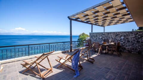 Patio, Balcony/Terrace, Sea view, sunbed