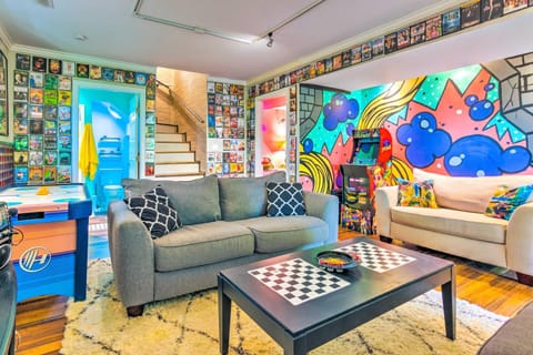 Mtn-View Gem in Lake Lure with Game Room and Fire Pit House in Lake Lure