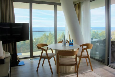 View (from property/room), Living room, Sea view