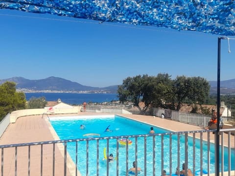 Balcony/Terrace, Lounge or bar, Pool view, Sea view, Swimming pool