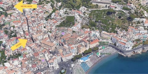 Property building, Natural landscape, Bird's eye view, City view, Sea view, Breakfast