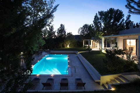 Pool view, Swimming pool, Sunset