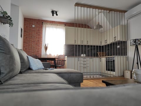 Kitchen or kitchenette, Living room, Dining area