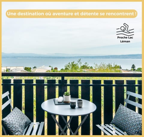Appartement T2 I Vue Lac Léman I Evian les Bains Apartment in Évian-les-Bains