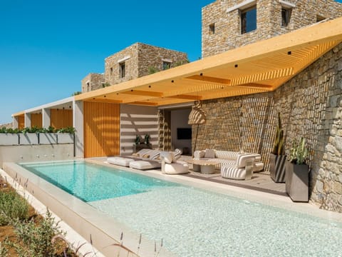 Property building, Patio, Day, Pool view, Swimming pool