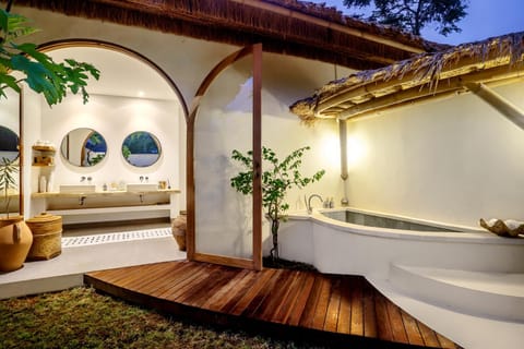 Natural landscape, Garden, Garden view, Pool view