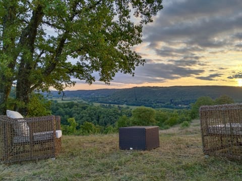 Natural landscape, Mountain view, Sunset
