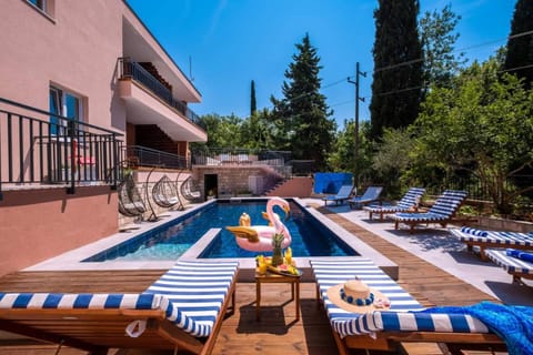 Patio, Day, Pool view, Swimming pool, sunbed