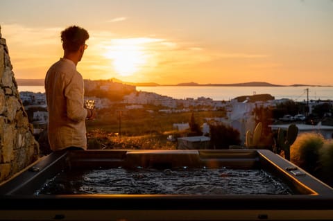 Natural landscape, Hot Tub, Hot Tub, View (from property/room), City view, Garden view, Landmark view, Sea view, Sunrise, Sunset