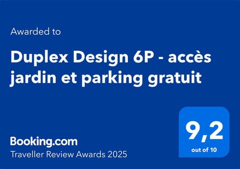 Duplex Design 6P - accès jardin et parking gratuit House in Vanves