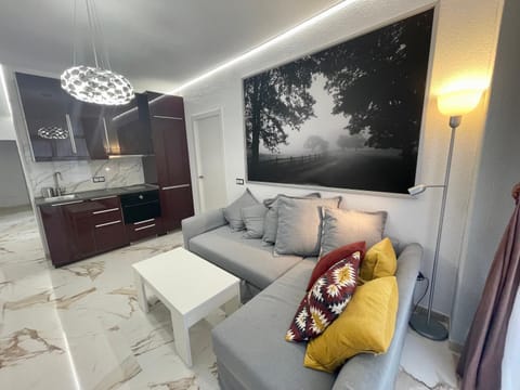 Living room, air conditioner