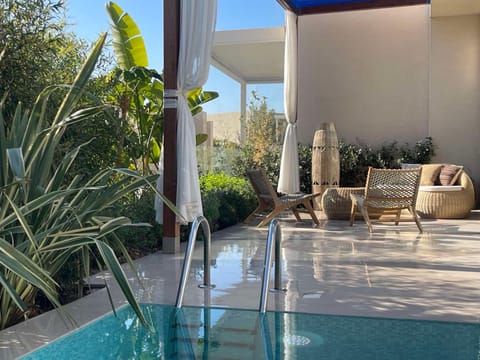 Patio, Day, Seating area, Garden view, Pool view, Swimming pool
