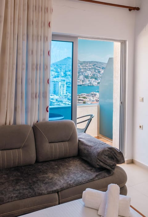 Natural landscape, Living room, Seating area, Sea view