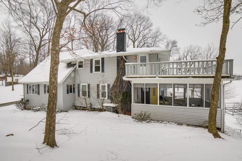 Private Dock and Stunning Views Corey Lake Getaway! House in Michigan