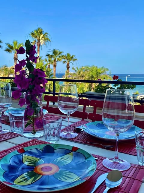 Balcony/Terrace, Dining area, Garden view, Sea view