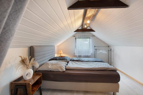 Property building, Living room, Bedroom