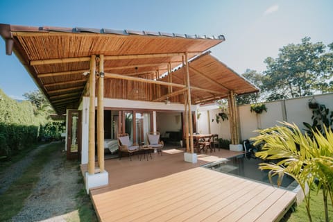 Patio, Pool view