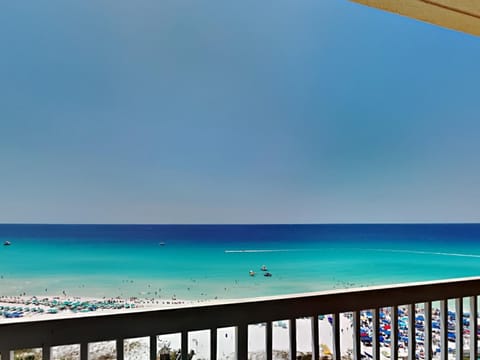 View (from property/room), Balcony/Terrace, Beach, Sea view