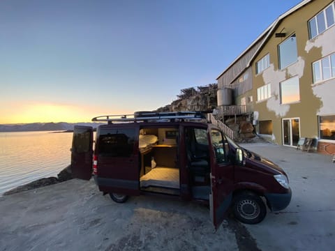 Campervan in the Lofoten Islands Campground/ 
RV Resort in Lofoten