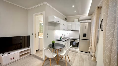 Living room, kitchen