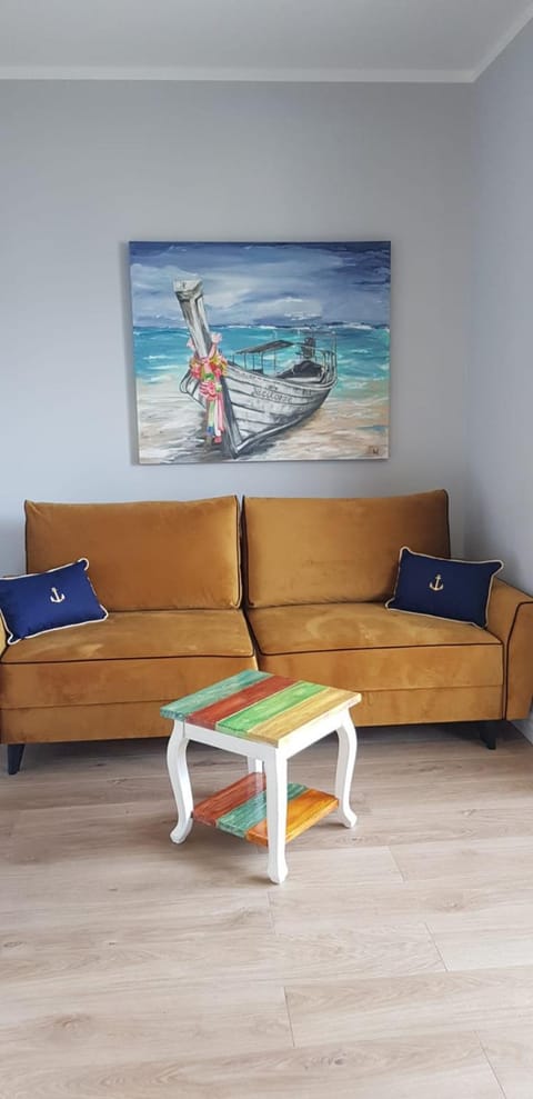 Uroczy Apartament Happy 01 z widokowym tarasen na dachu - tuż przy plaży !!! Apartment in West Pomeranian Voivodeship, Poland