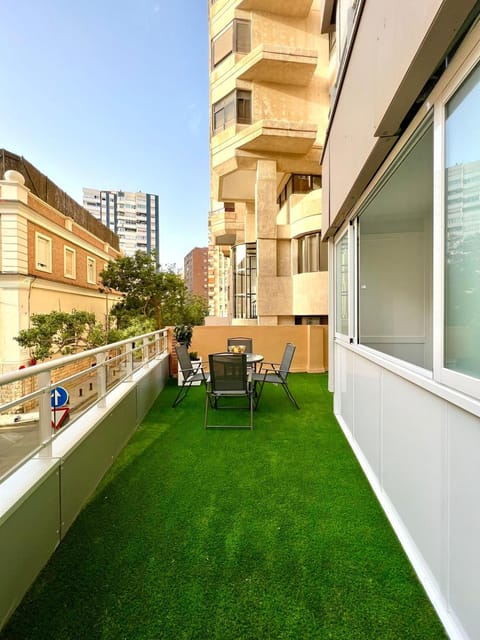 Property building, Patio, Garden, Balcony/Terrace, Beach