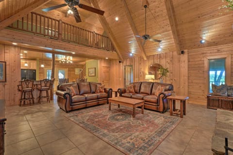 Country Cabin with Wraparound Deck and Views! Cabin in Arkansas