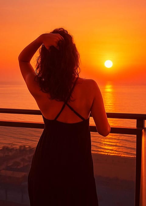People, Natural landscape, Sea view, Sunrise, Sunset, group of guests